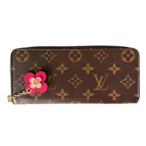 Louis Vuitton Blooming Flowers Edition Monogram Clemence Wallet - Pink